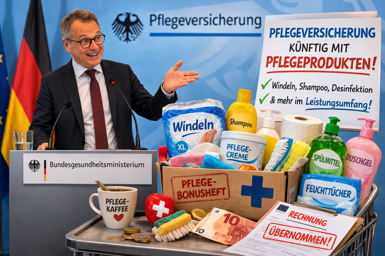 Minster pr&auml;sentiert neuen Pflegekatalog